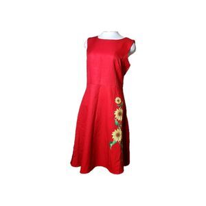 Giorgio Red Dress Made In Italy Size Medium